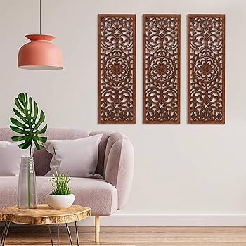 木彫り板装飾 楽天市場】木彫り レリーフ 壁掛け クロス 白 ホワイト インド製